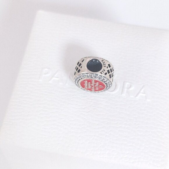 Pandora Sterling Silver Cardinals Holiday Charm Bead S925 Silver with box - Picture 6 of 7